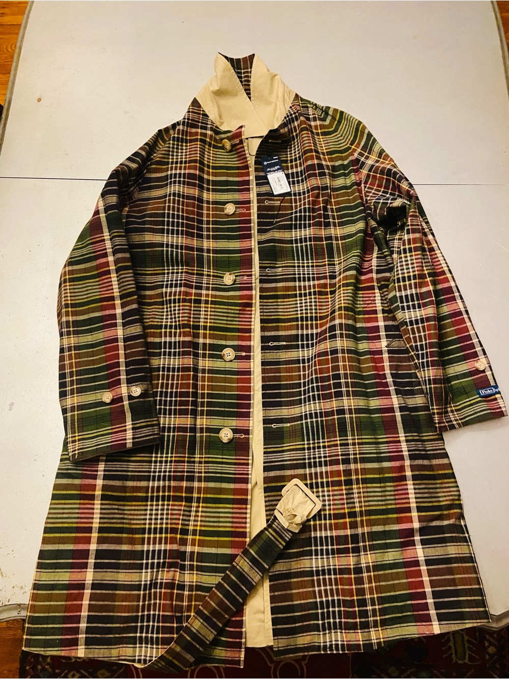 Polo Ralph Lauren Balmacaan reversible Trench coat